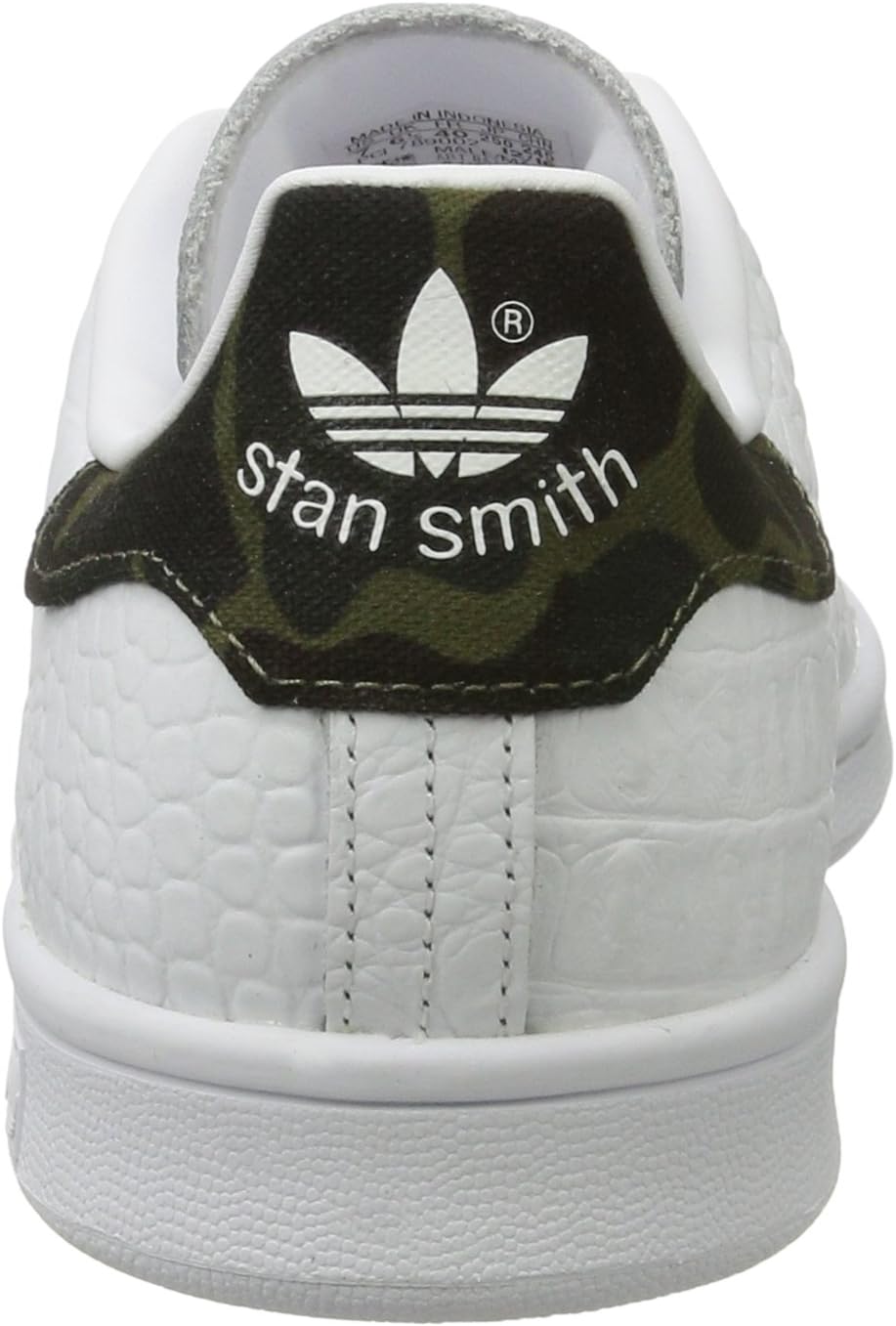 adidas Men's Stan SmithLow-Top Sneakers, Off White Ftwwht Cblack Cblack, 12 UK