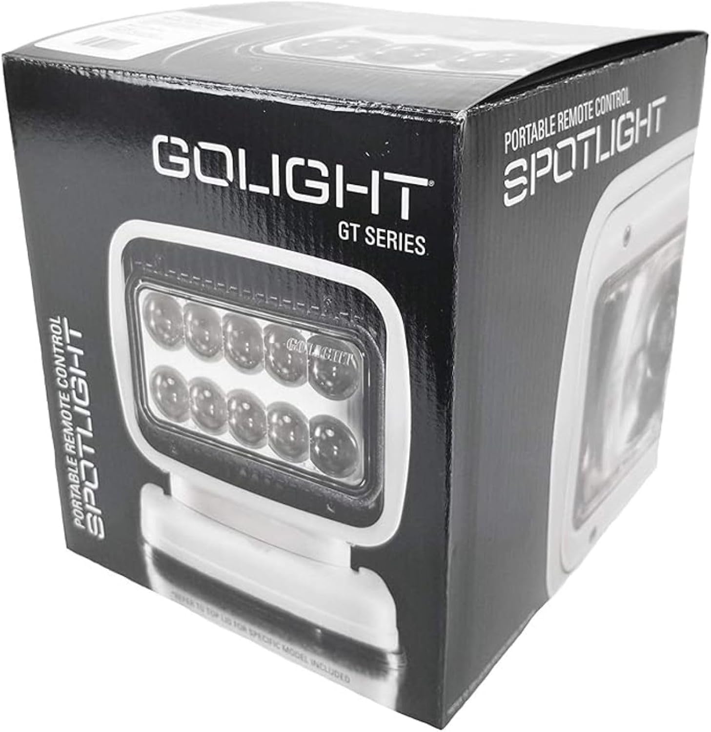 GO Light | GT Series Model 7901GT Halogen Spotlight, Portable Mount, Wireless Hand-Held Remote, White | Long-Range Work Light for Trucks, RVs, Boats, ATVs & Marine Use