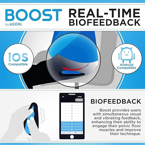 Miniatura 4 de Boost Kegel - Entrenador muscular del suelo pélvico para hombres | Ejercitador Kegel sentado en la parte superior para fortalecimiento del suelo