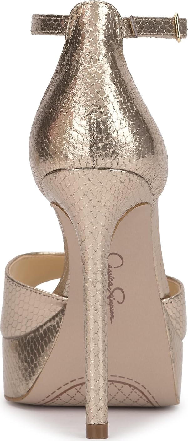 Jessica Simpson Women's Sohilea Pump, Champagne, 9 by Jessica Simpson - Used condition - Image 2