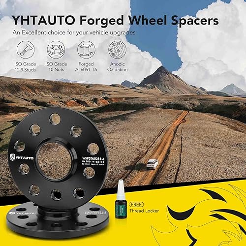 Miniatura 5 de YHTAUTO Adaptadores de rueda centrados de cubo de 5 x 100 a 0.197 x 4.409 in de 0.394 in compatibles con modelos Audi, Volkswagen, A4, TT, Jetta,