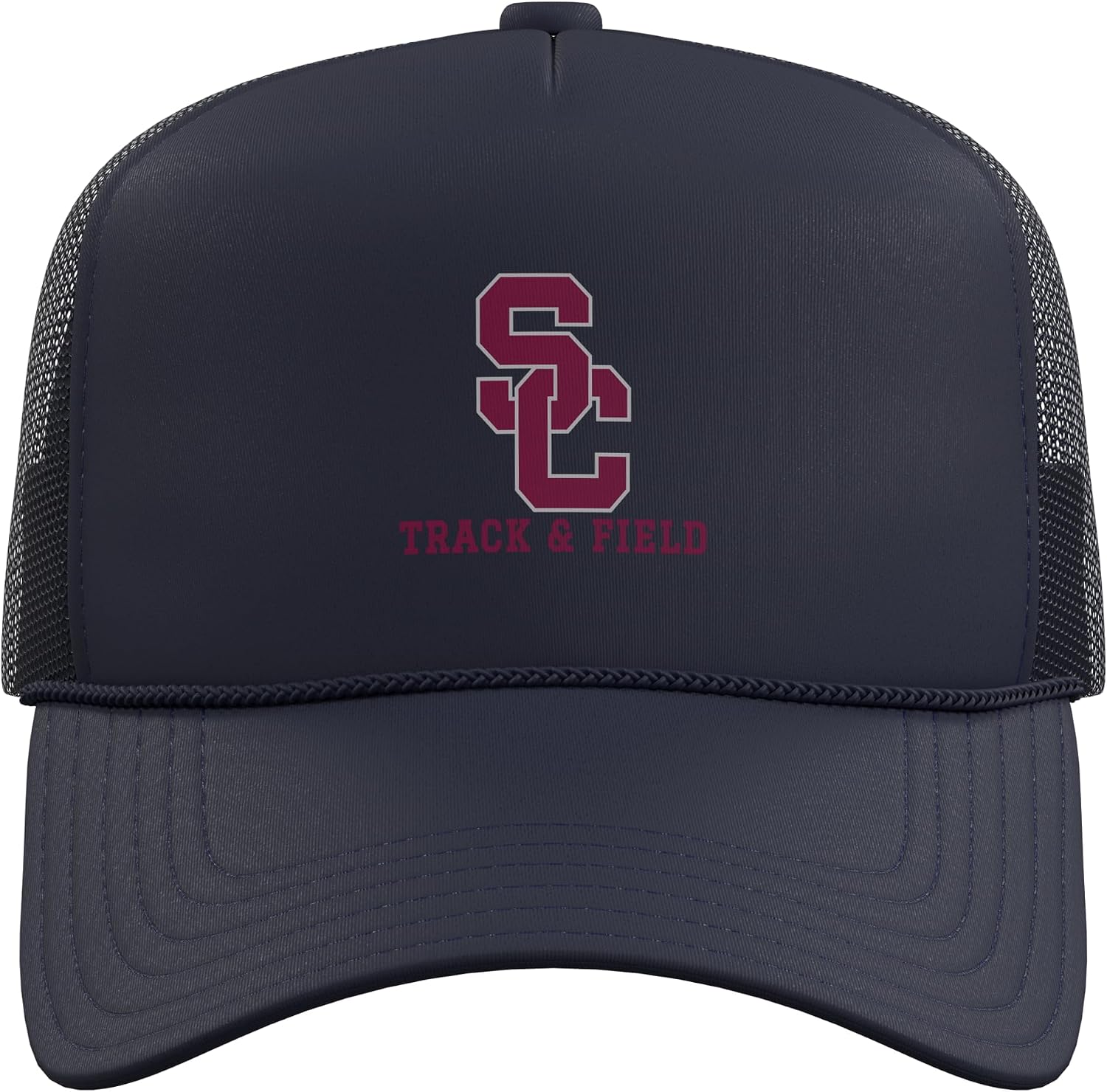 Station Camp High School Bison Track & Field Trucker Hat with Adjustable Mesh Back image 2