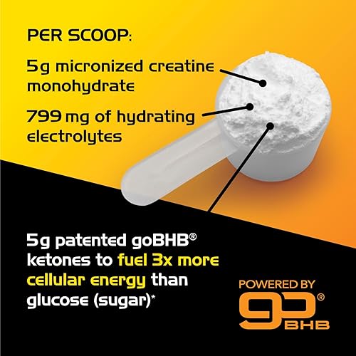 Miniatura 2 de Nootropic Stim Free Pre Entrenamiento con Creatina - Sin azúcar y sin estimulación preentrenamiento con creatina y electrolitos goBHB para mejorar