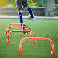 Vista 7 de Escalera de agilidad y velocidad obstaculiza el equipo de entrenamiento de fútbol Taladros de juego de pies Equipo de práctica de portero