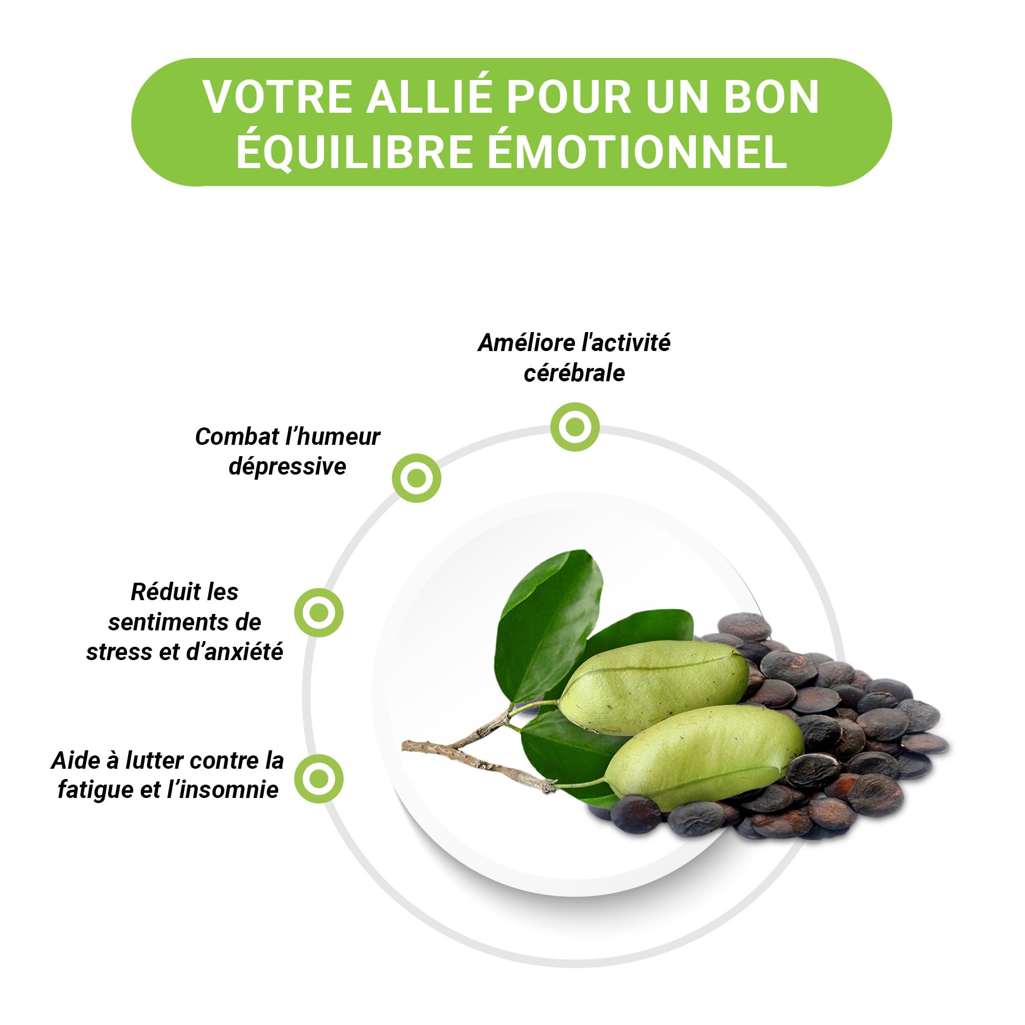 5-HTP de Griffonia * 510 mg/comprimés * origine naturelle à libération prolongée * équilibre émotionnel (4)