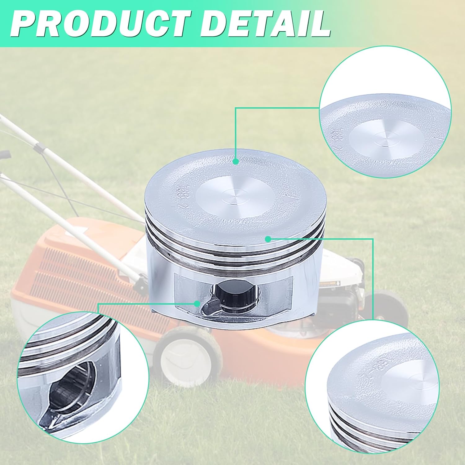 Adefol Cylinder Head Pistion Kit Crankshaft Bearing Oil Seal Rebuild Gasket for Honda GX160 GX200 5.5hp 6.5HP Engine