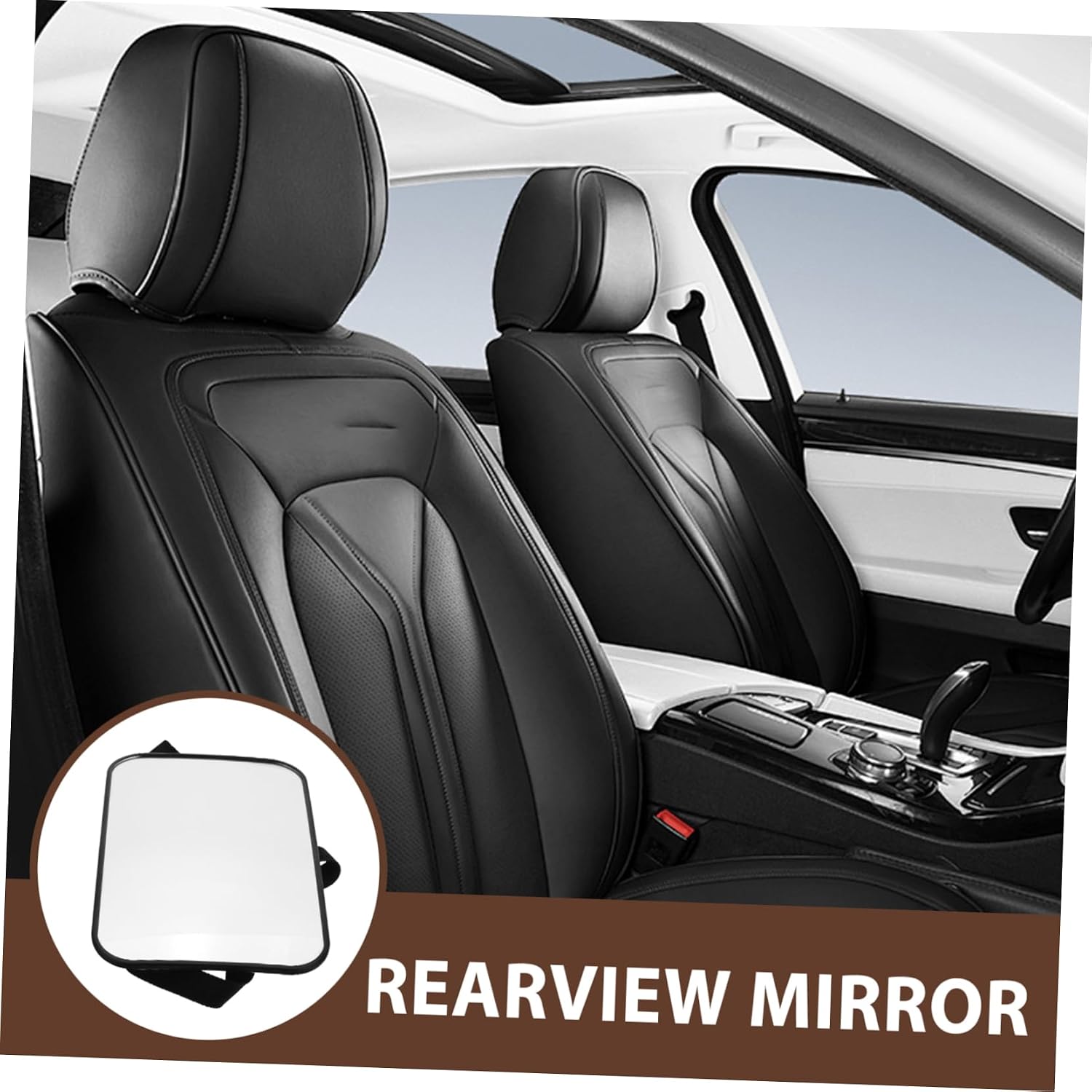DECHOUS Rearview Mirror for Safe Boy Girl Monitoring Automotive Interior Mirror for Vehicles Easy Installation
