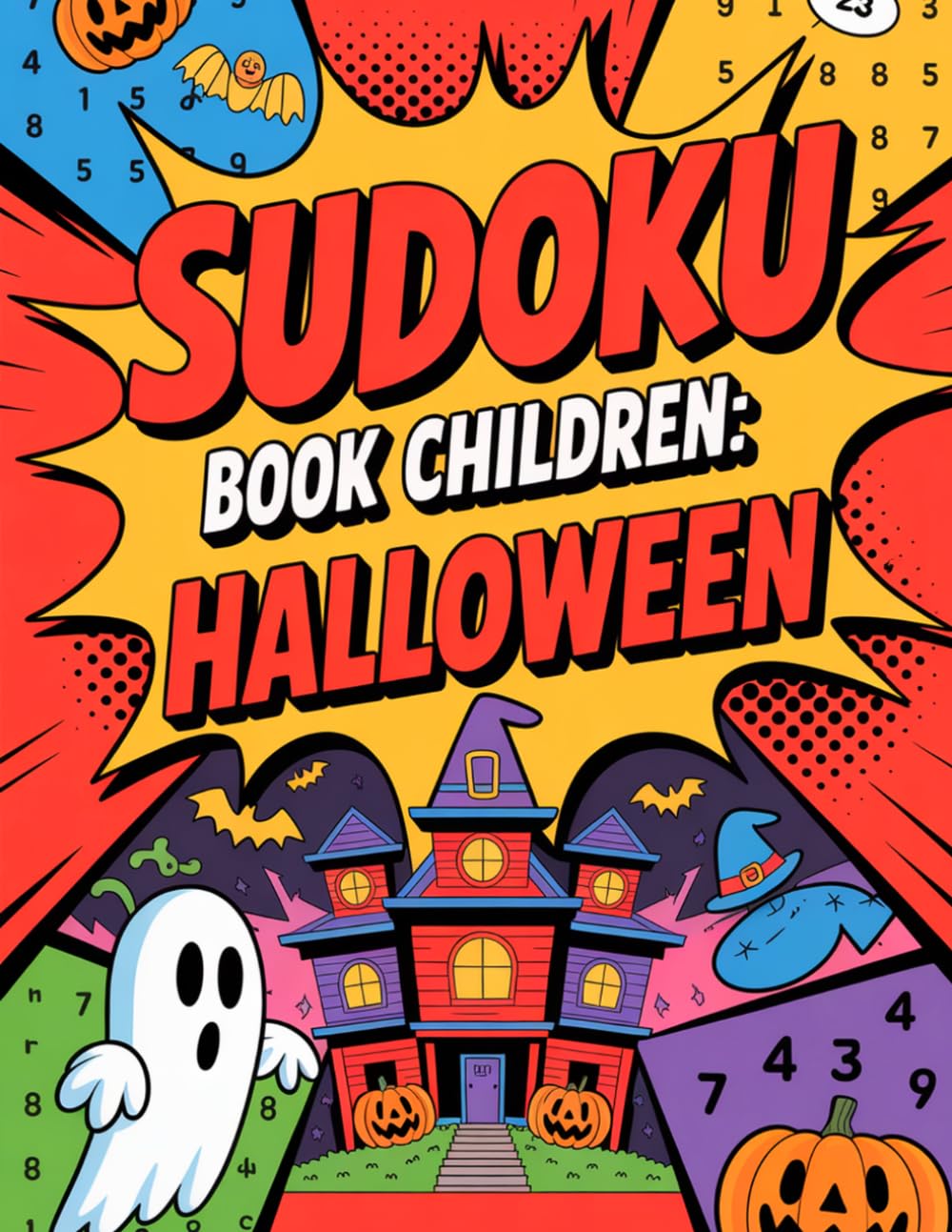 Sudoku Book for Children: Halloween: School-Ready Activity Companion for Ages 6-8