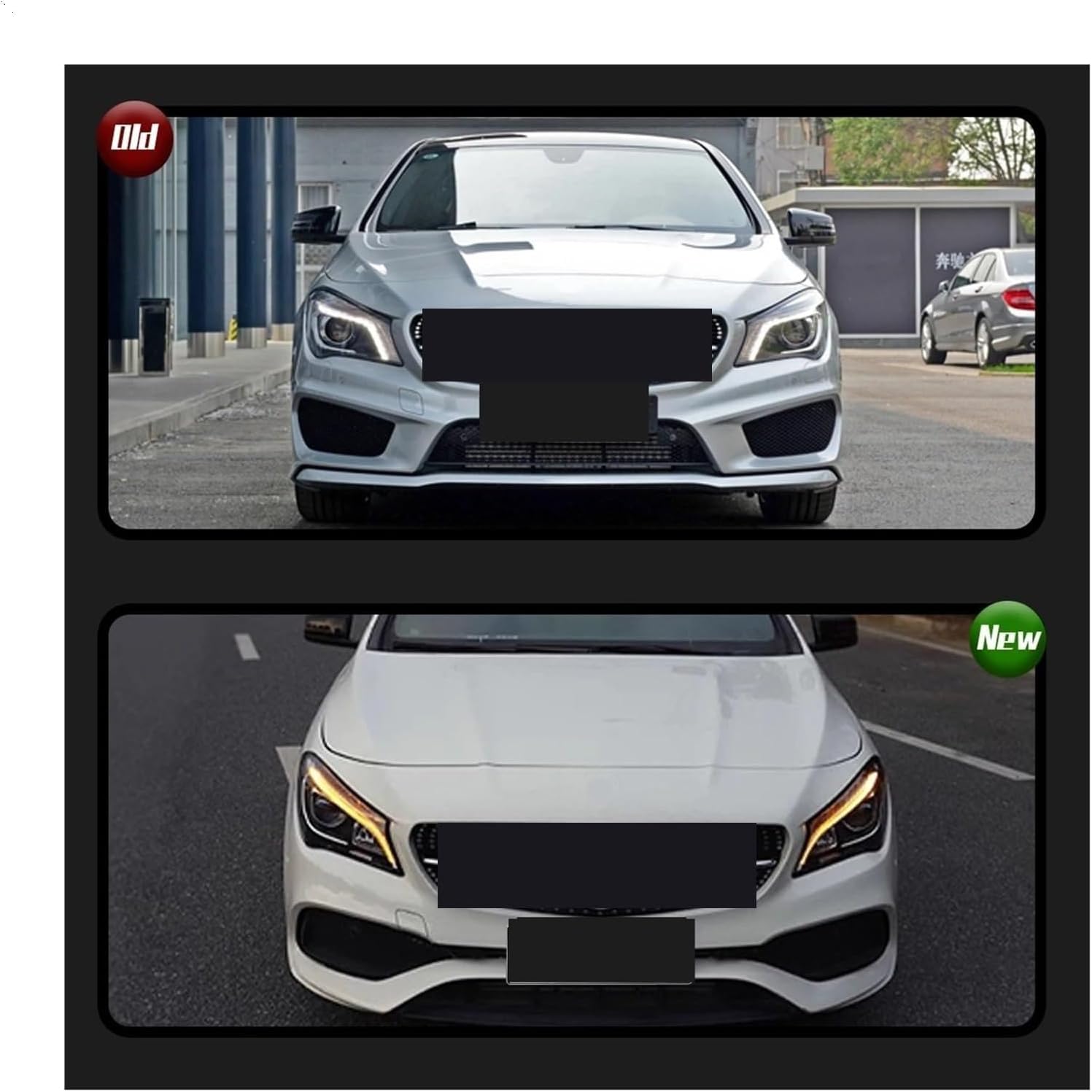 Car Lights Compatible For Benz CLA W117 Headlight 2014-2018 Car Lamps Daytime Running Lights Dynamic Turn Signals Accessories