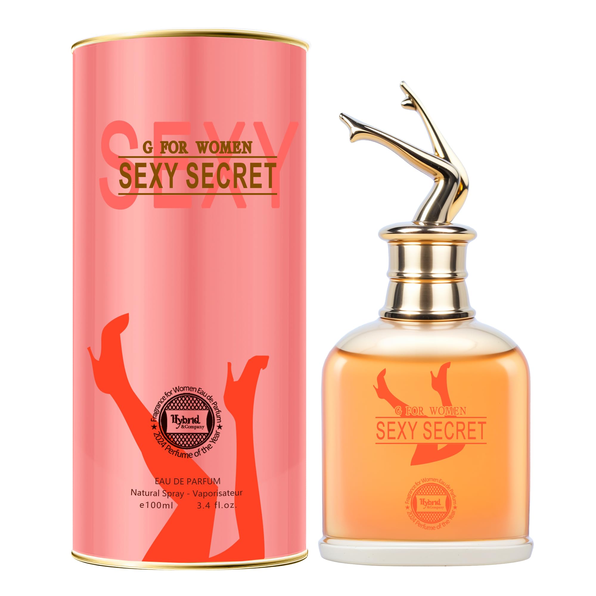 Hybrid & Company Women G Sexy Secret Eau De Parfum Natural Spray Vaporisateur 3.4 Fl Oz