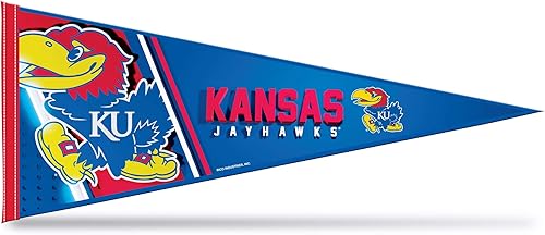 Vista 8 de Rico Industries NCAA Primary - Banderín de fieltro para decoración de pared, de 12 x 30 pulgadas, ideal para el hogar, dormitorio, decoración