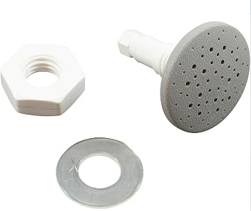 Spa Hot Tub Galaxy Air Injector, 3/8" Slip Barb, Gray, Air Blower Jet