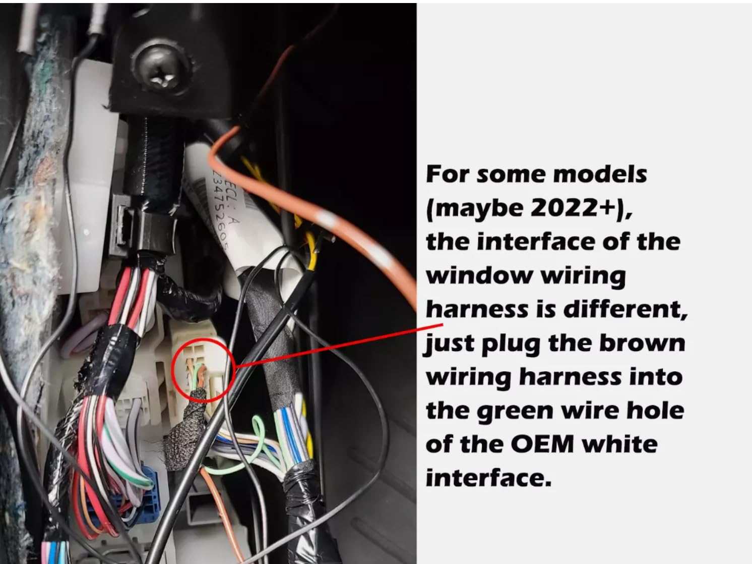 for Toyota RAV4 2019-2024 Harness, Windows Roll Up Via Keyfob, Plug and Play, Without BSM Car Accessories(Not Fit for Prime)