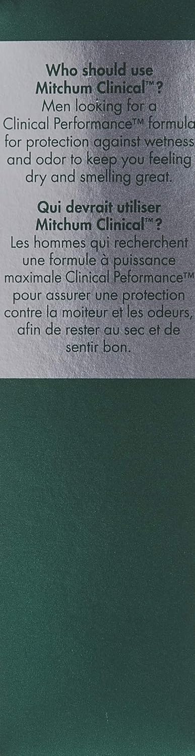 Mitchum Men’s Clinical Oxygen Unscented Anti-Perspirant and Deodorant Stick, 45 g