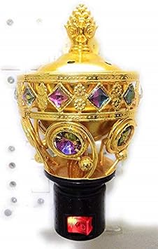 Bakhoor Burner Electric Incense Burner - Oud Resin Frankincense Camphor Positive Energy Gift -WF-B006 - Golden
