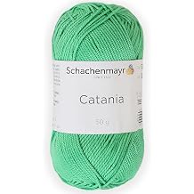 1 Skein/Pack Schachenmayr SMC Catania Originals Yarn, Each Ball 1.76 Oz 50gr / 136 Yards 125 m, 100% Mercerized Cotton for Knitting and Crochet Yarn, Sport Weight, 389 - May Green
