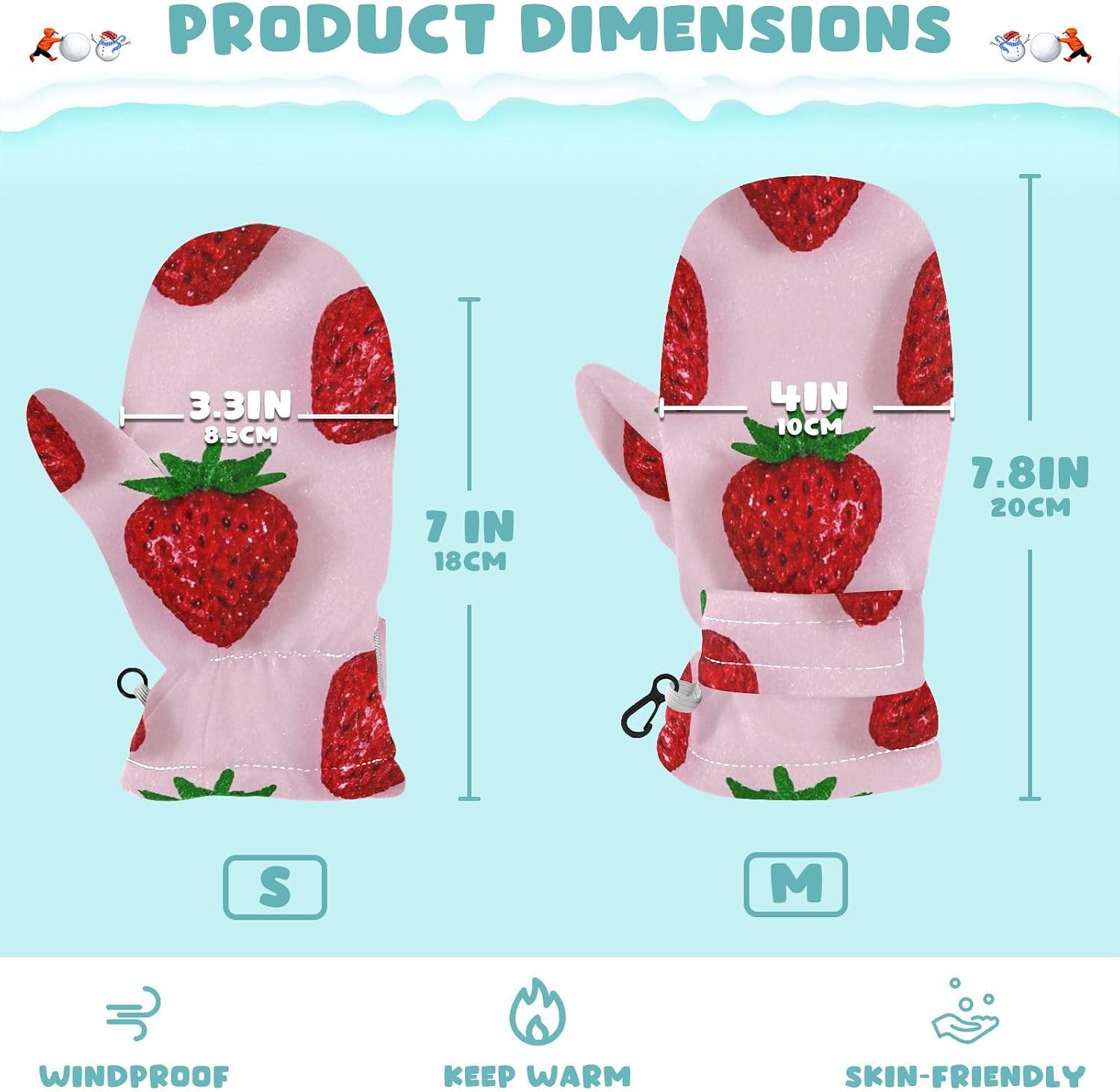 Baby Winter Fleece Lined Gloves