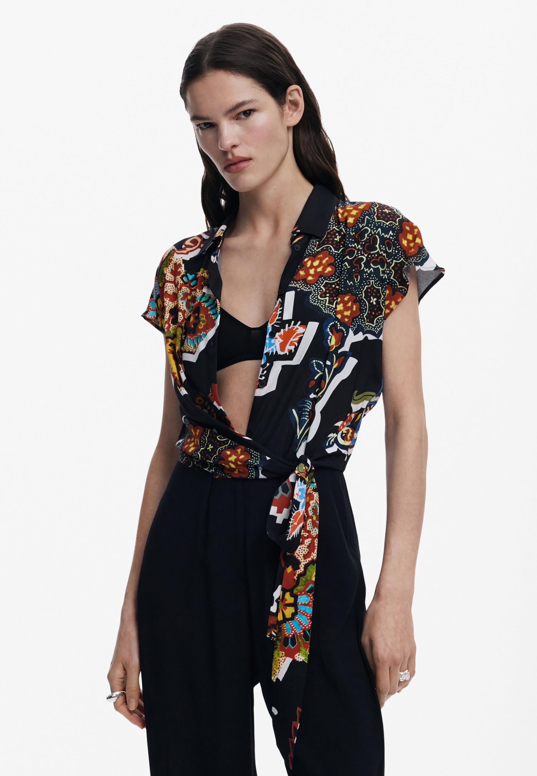 Desigual 25swpw20 Jeans Donna