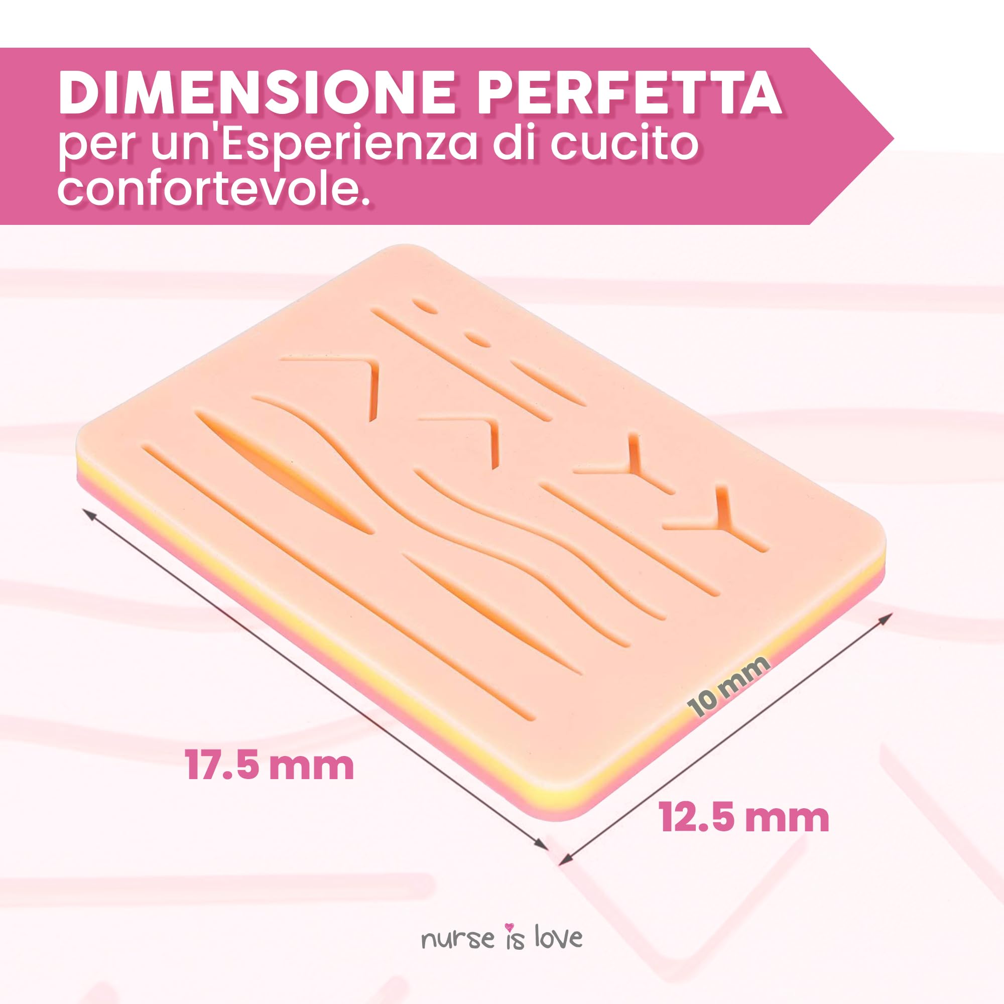 Nurse is Love Cuscinetto di Sutura - Pad per Allenamento Studenti