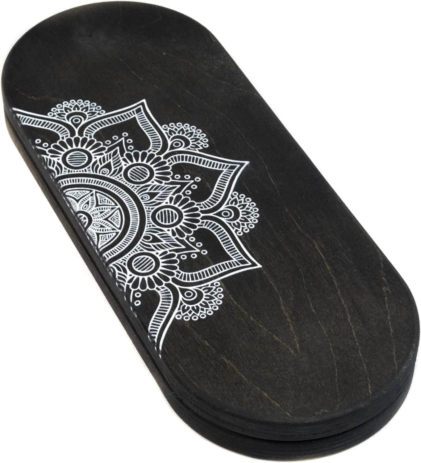 Sadhu Board With Galvanic Dynamic Nails for Yoga Practice - Handmade Wooden Relaxation Board for Acupuncture Massage, Standing on Feet - Yoga Gift (Nails 0.31 Inch, 8mm)