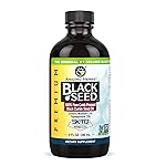 Amazing Herbs Premium Liquid Black Seed Oil - Cold Pressed with Nigella & Sativa, Aids in Digestive Health, Omegas 3 6 & 9, Immune Support, Brain Function, Non GMO, for Men and Women - 8 Fl Oz