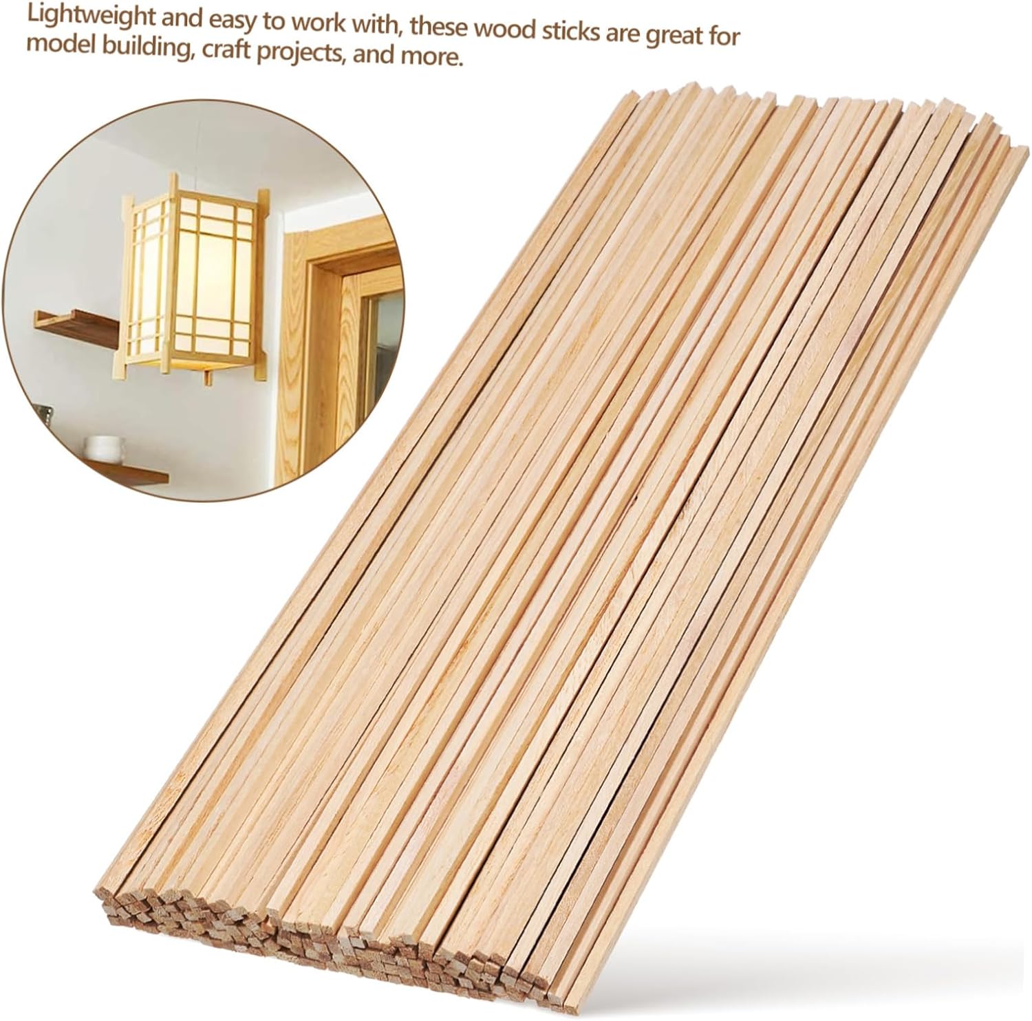 100pcs Hardwood Craft Sticks Craft Sticks Jumbo for DIY Projects Wooden for