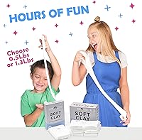 Vista 3 de Original Stationery Arcilla suave para hacer limo – Arcilla de modelado moldeable para niños, mezcla con pegamento y espuma de afeitar para slime