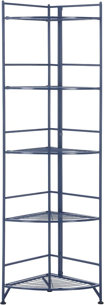 The Living Store Mensola Angolare Bianca 20x20x127,5 cm in Legno