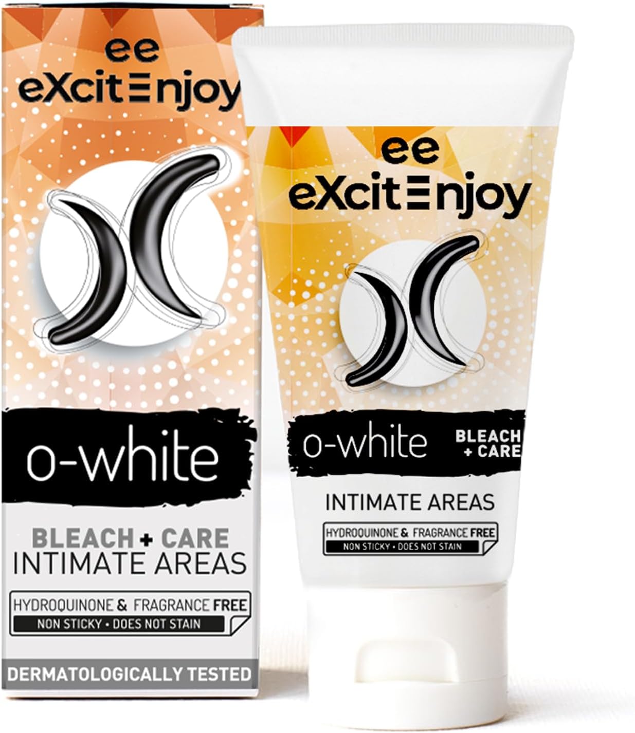 EXCITE Man or Woman O-WHITE Skin lightening cream for woman and man. Helps to lighten, white and cares for the skin of the armpit, crotch and your intimate areas. 50 ml