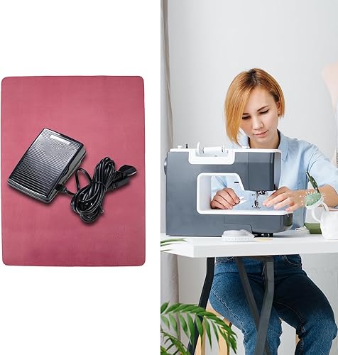 Miniatura 5 de Almohadilla antideslizante para pedal de máquina de coser, alfombrilla de pedal de máquina de coser, goma antideslizante que mantiene el pedal en su