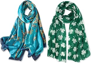 vimate st patricks day scarf and Large Silk Scarf