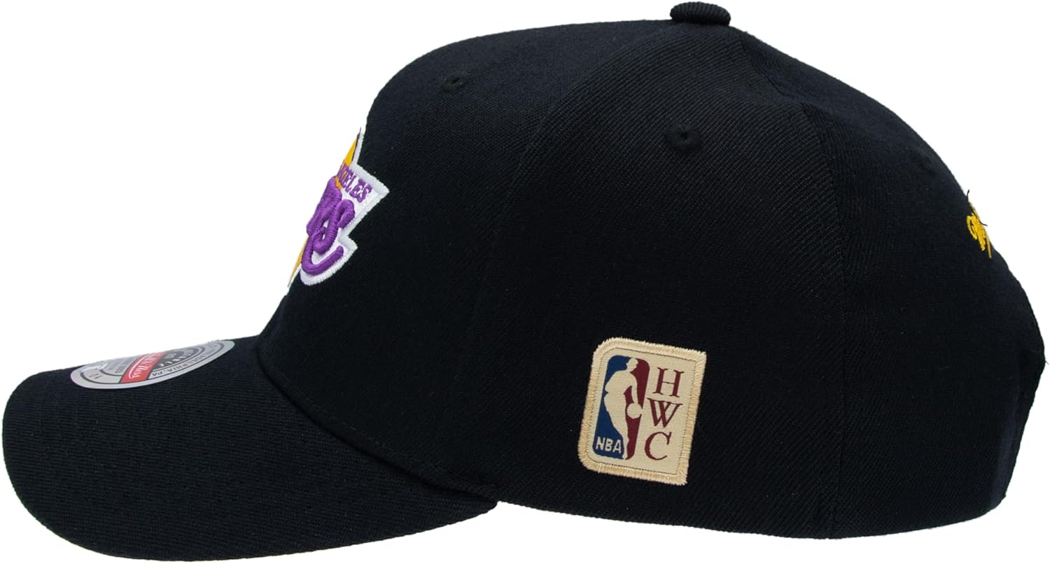 Mitchell & Ness NBA/HWC Classic Red Snapback, Zwart, Los Angeles Lakers, zwart, One size