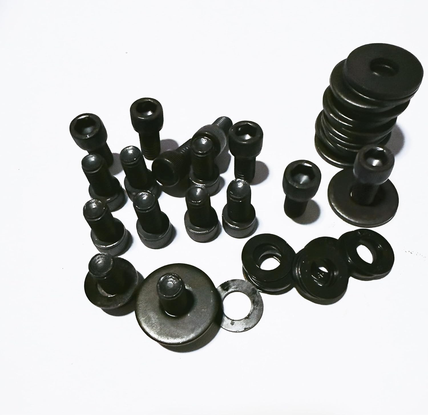 3/8" x 3/4" Allen/Hex Socket Bolts kit for SBC Small Block Ford 260 289 302 351W 351C 5.0L Install Headers to Cylinder Heads Alloy Steel