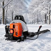 63CC Gas Leaf Blower, 665 CFM 230 MPH 2-Stroke Backpack Blower