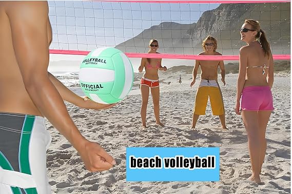 PureBliss Volleyball,Official Size 5 Volleyballs for Indoor Outdoor,Soft Touch Volleyballs for Beach Play Pool Training Game with Ball Pump