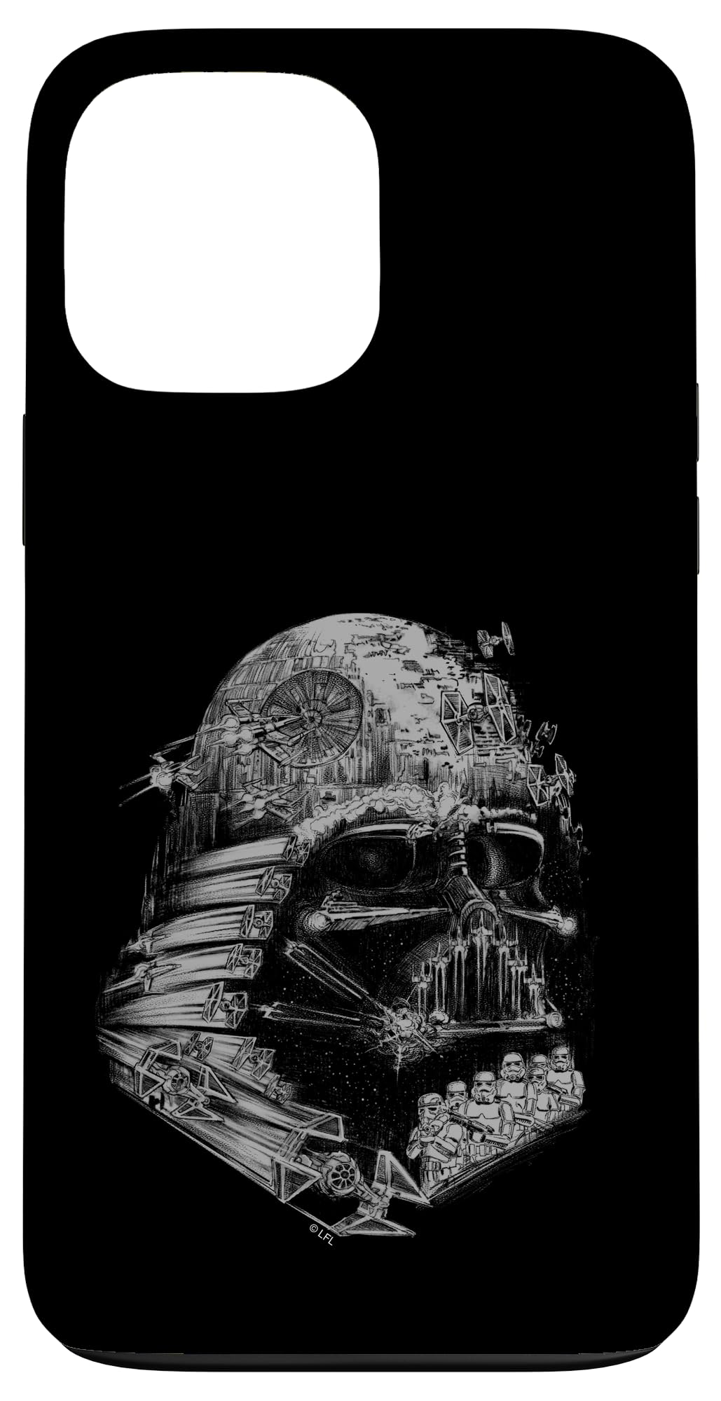 Star Wars Darth Vader Death Star Head Case for iPhone 13 Pro Max