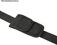 Vista 4 de Funda para cuchillo para cinturón, soporte táctico para cuchillo de bolsillo, bolsa de cinturón vertical u horizontal para cuchillo al aire libre