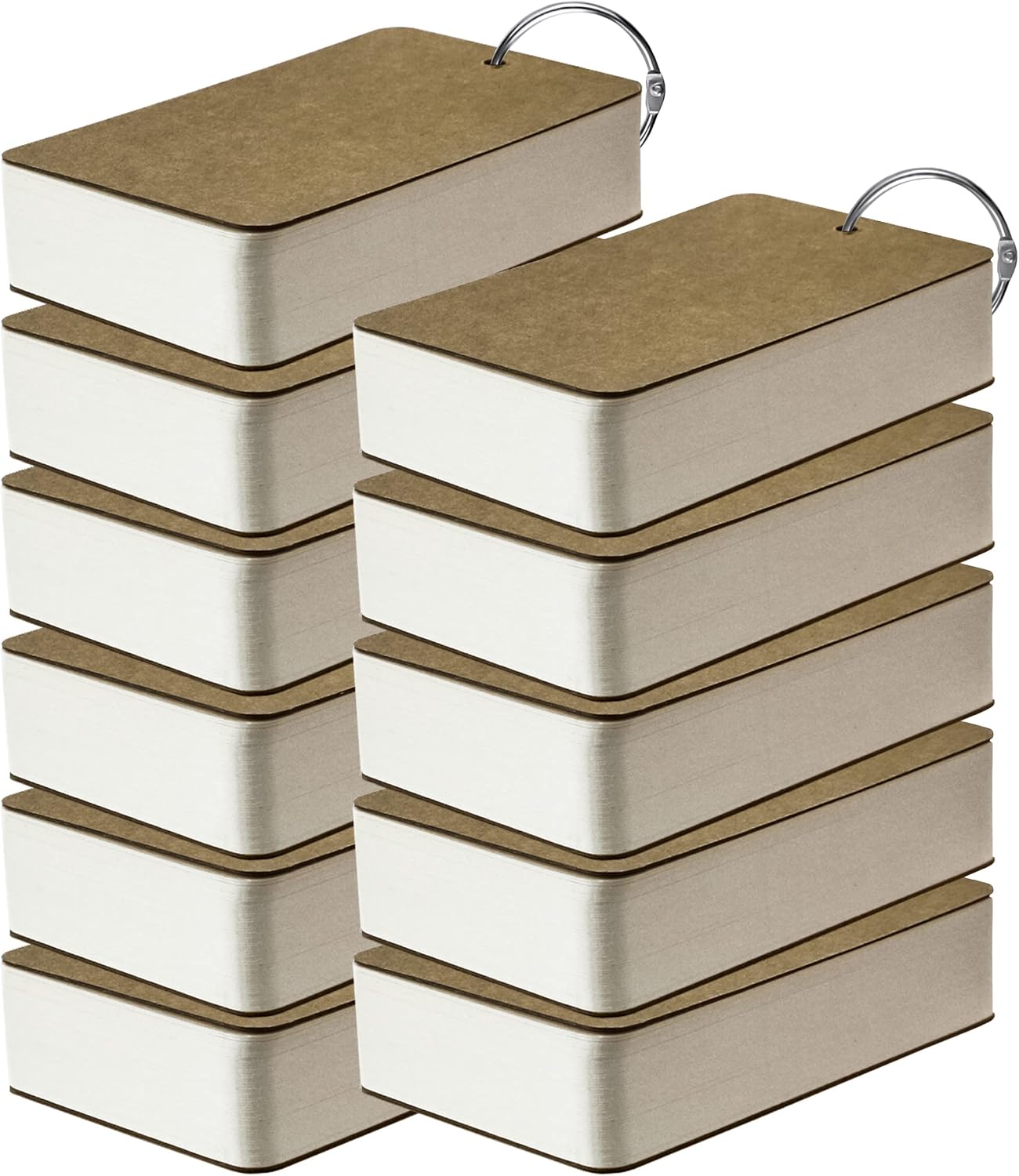 500 Pcs Flash Cards 2x3 Inch Index Cards with Ring Lined Note Card Bood Flashcards, Mini Blank Flash Cards 2x3 White Card Pad Index Note Bood 2 x 3 Notecards for Studying School Supply College image 4