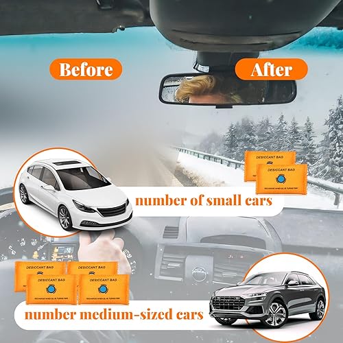 Miniatura 5 de Paquete de 5 bolsas desecantes recargables de 3.53 oz (3.53 onzas) que absorbe la humedad, bolsa para almacenamiento de gel de sílice, bolsa