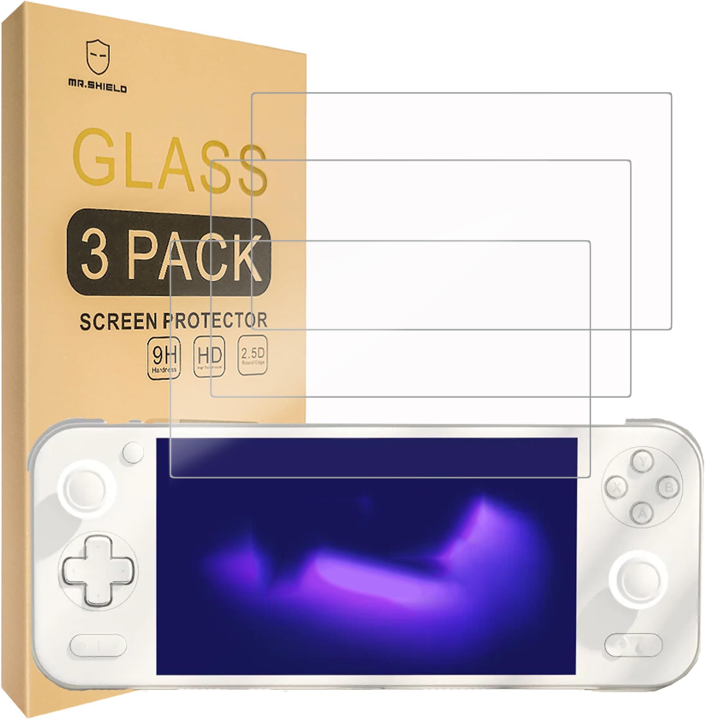 Screen Protector compatible with AYANEO Pocket S [Tempered Glass] [3-PACK] [Japan Glass with 9H Hardness]
