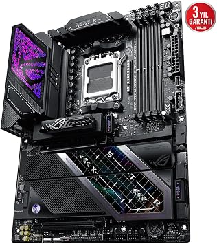 ASUS ROG STRIX X870E-E GAMING NEO AMD X870 AM5 DDR5 9000 HDMI 2xUSB4 5x M2 USB3.2 WiFi 7 + BT AURA RGB 5Gbit LAN ATX 18+2+2 Güç Aşamaları, Çift USB4, AIO Q-CONNECTOR
