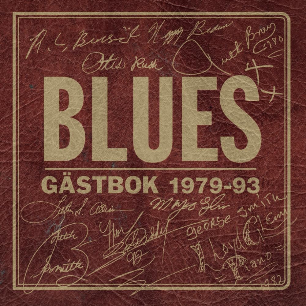 Blues Gästbok 1979-93 idée cadeau originale pour fan de guitare
