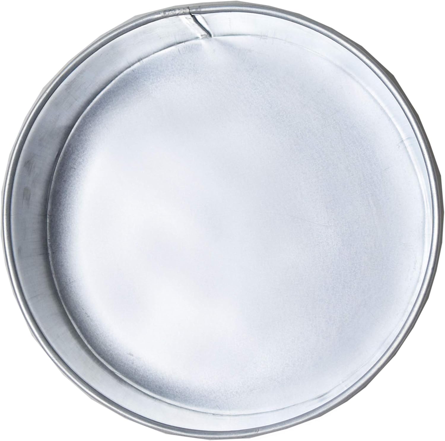 EUROTINS Single Round Birthday Wedding Anniversary Cake Tin Mould Pan 8", Silver - Image 4