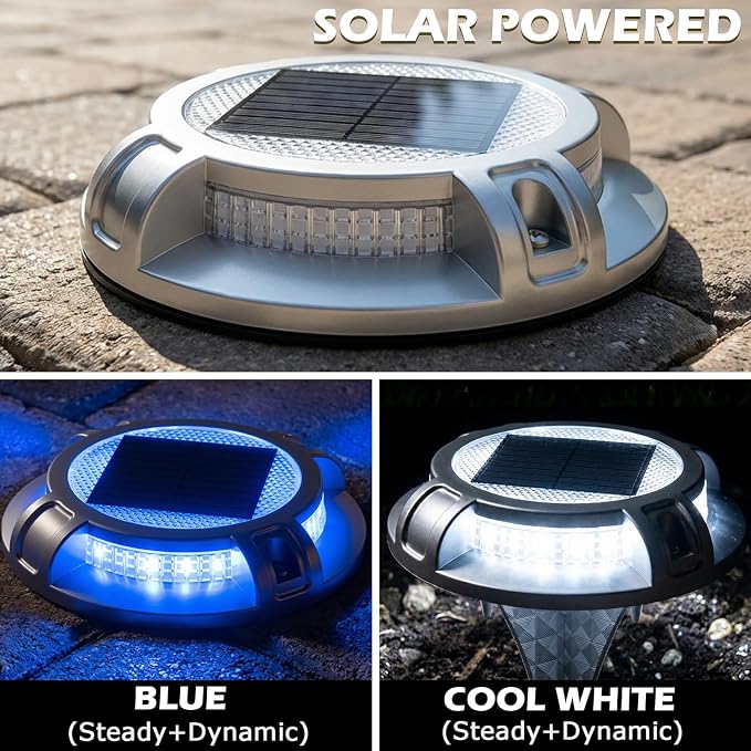 Lámparas solares para camino exterior 12 piezas miniatura 3