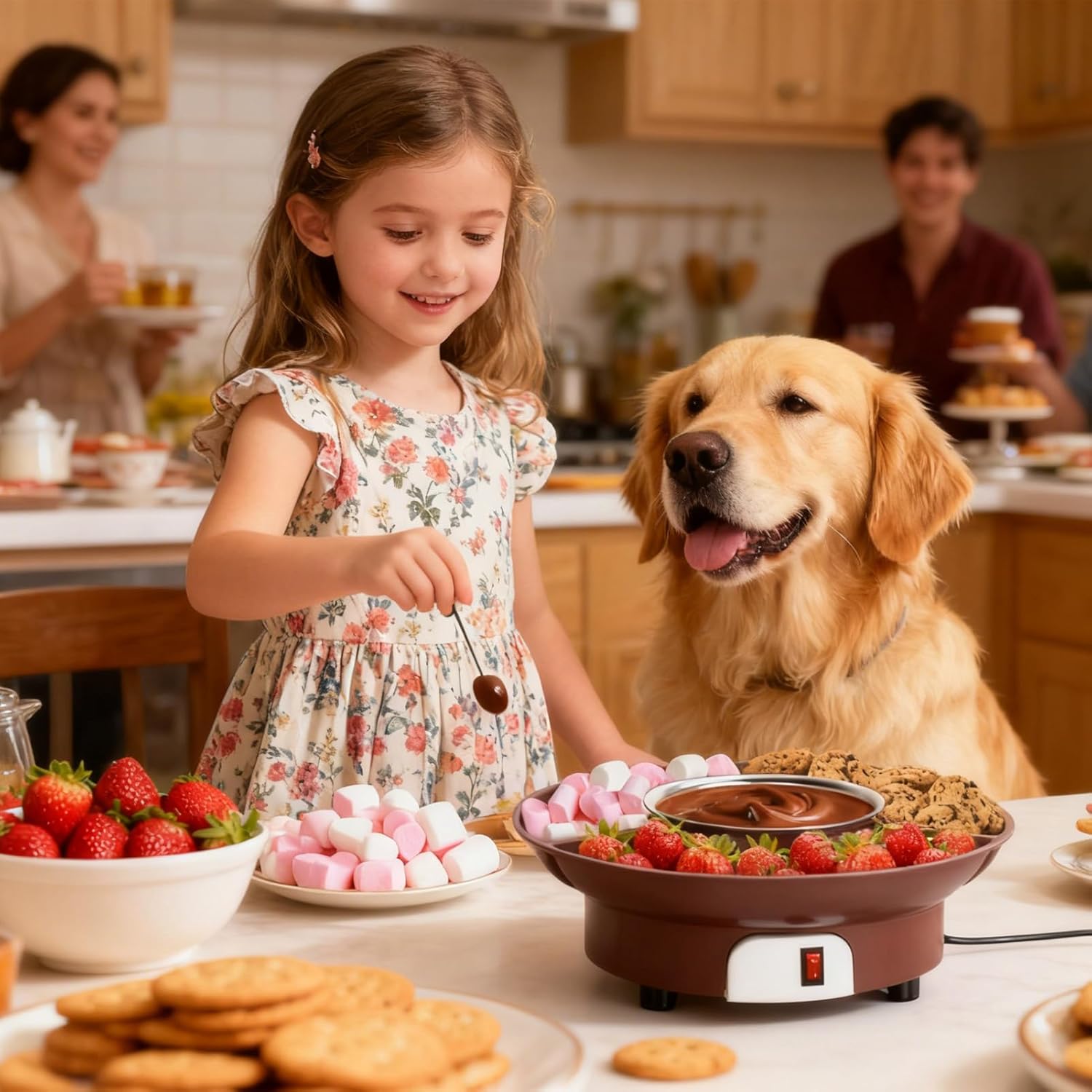 Candy Melting Pot - Fondue Cup Set | Safe Dessert Warmer For Chocolate, Cream, Milk, Cheese, Portable Kitchen Party Baking Cup For Camping, Picnic, Date Night, Family Fun