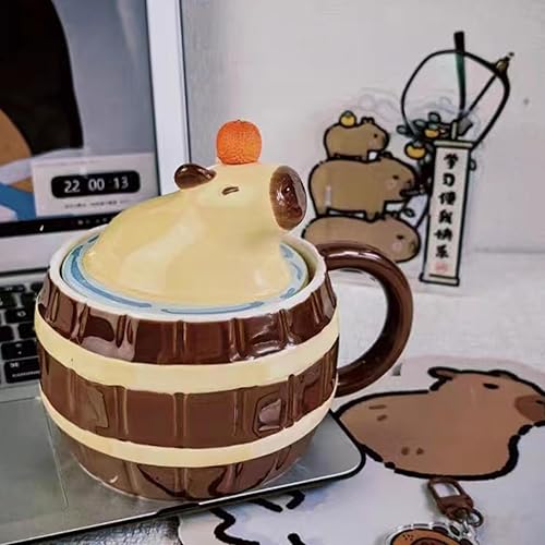 Miniatura 6 de Capybara - Taza de cerámica para café, 15 onzas líquidas, el mejor regalo para hombres y mujeres (A)