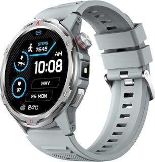 AOLON Smart Watch for Men (Answer/Make Call with 1.43'' AMOLED Display, IP68 Waterproof, 30+ Days Battery Life with100+Spo... Price In India