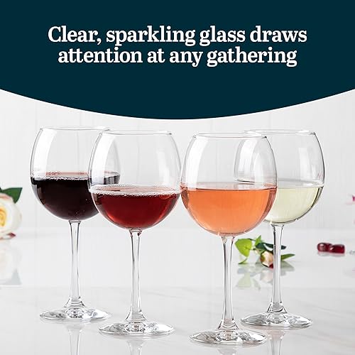 Miniatura 2 de Libbey Vina - Copas de vino tinto (6 unidades) Vino Tinto, Tallo,Vino multiusos, tallo,Claro,Rojo y blanco, sin tallo (embalaje estándar),Vino