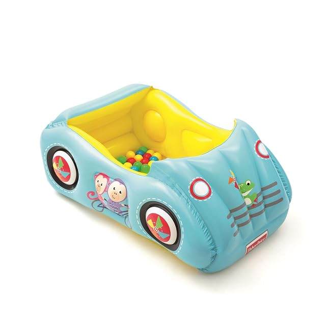 Fisher-Price - Piscina de Bolas (119 x 79 x 51 cm), diseño de Coche de Carreras