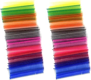 Standard Tagging Gun Barbs Fasteners 1 Inch 100 Each of Ten Colors 1000 Total Barbs Pack of 2